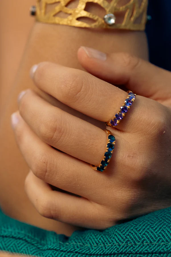 Medea Blue Sapphire Ring