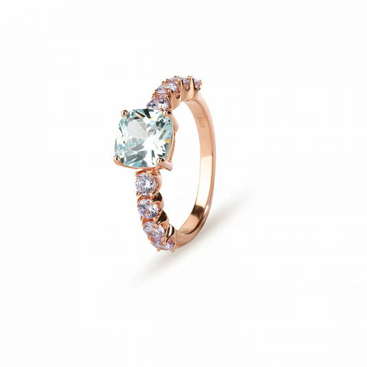 Aqua Marina and Lavender Ring