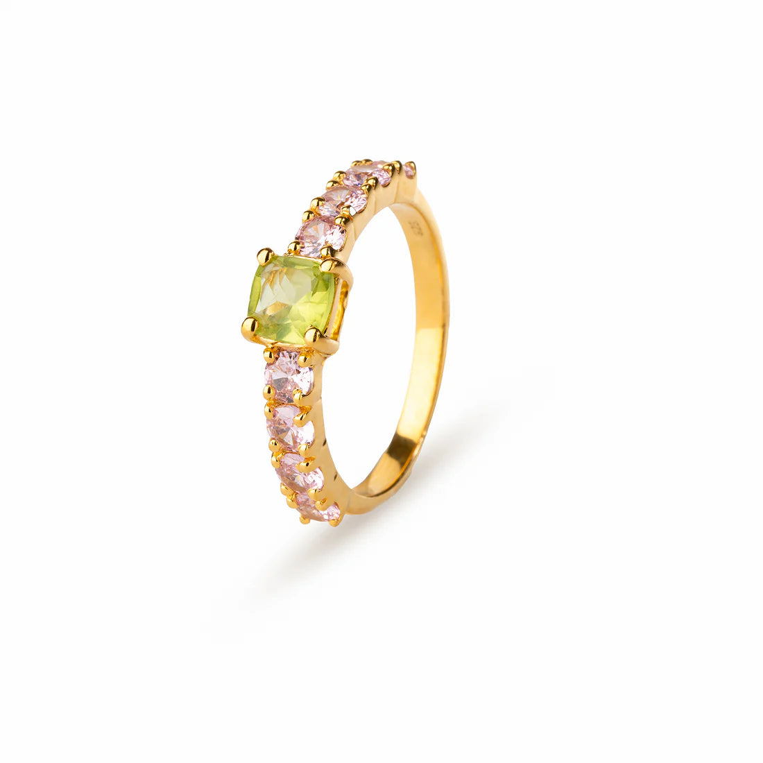 Green Diamond Ring