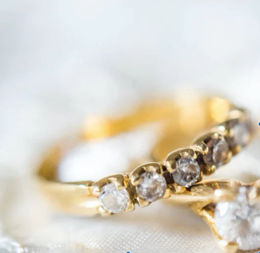 Medea White Ring with White Cubic Zirconia